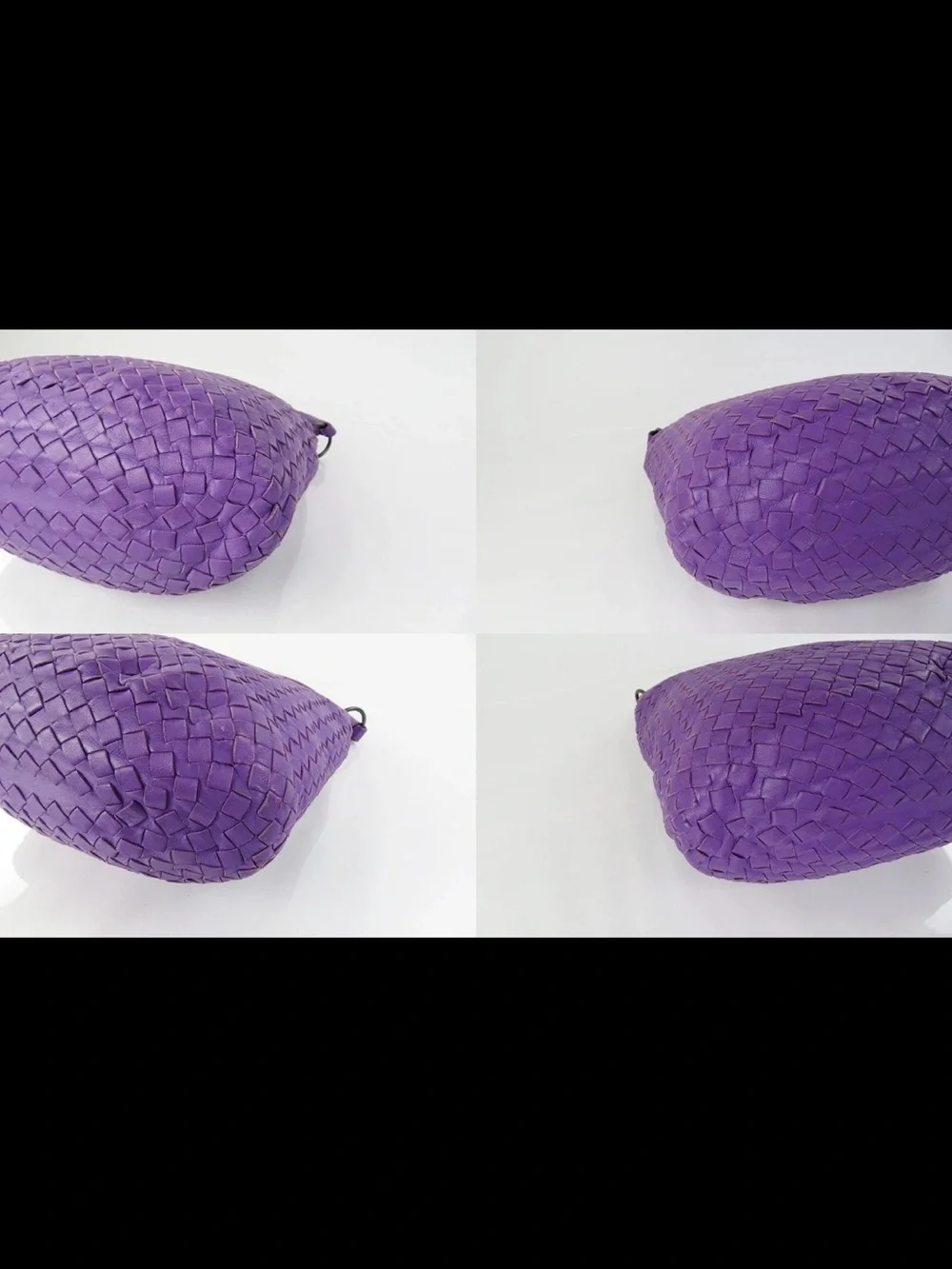 Bottega Veneta Purple Woven Leather Hobo